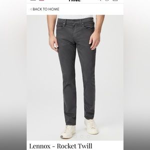Paige Lennox jeans in Rocket Twill, size 34